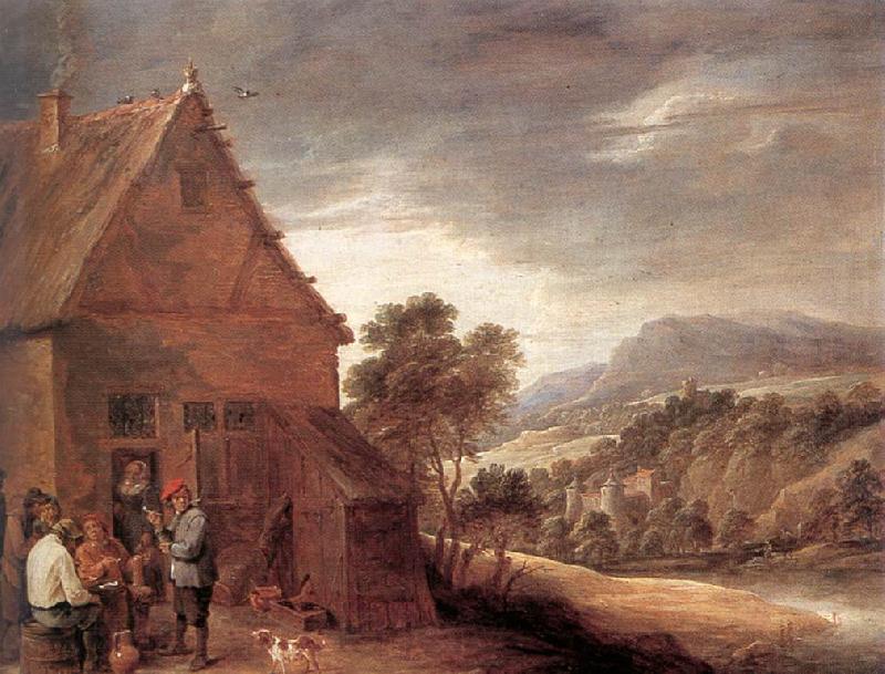 TENIERS, David the Younger Before the Inn fy